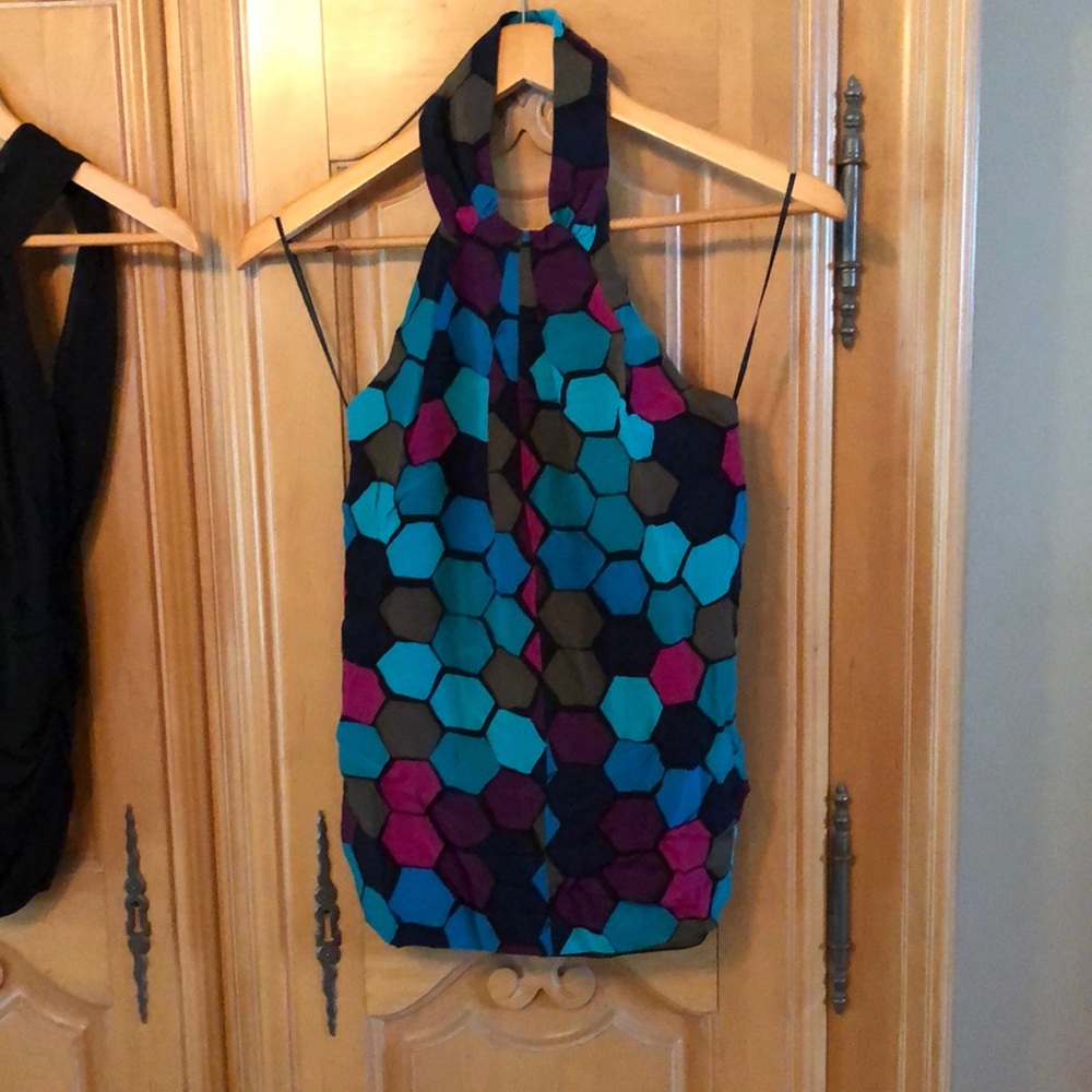NWOT - Trina Turk Halter Top size 2 silk